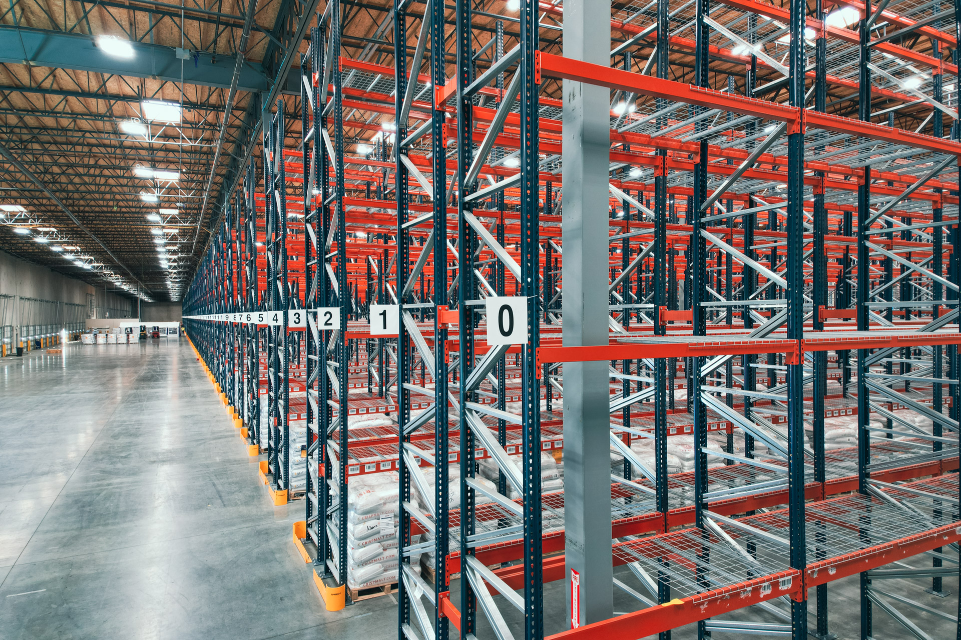 Industrial pallet racking warehouse in Centerville Georgia